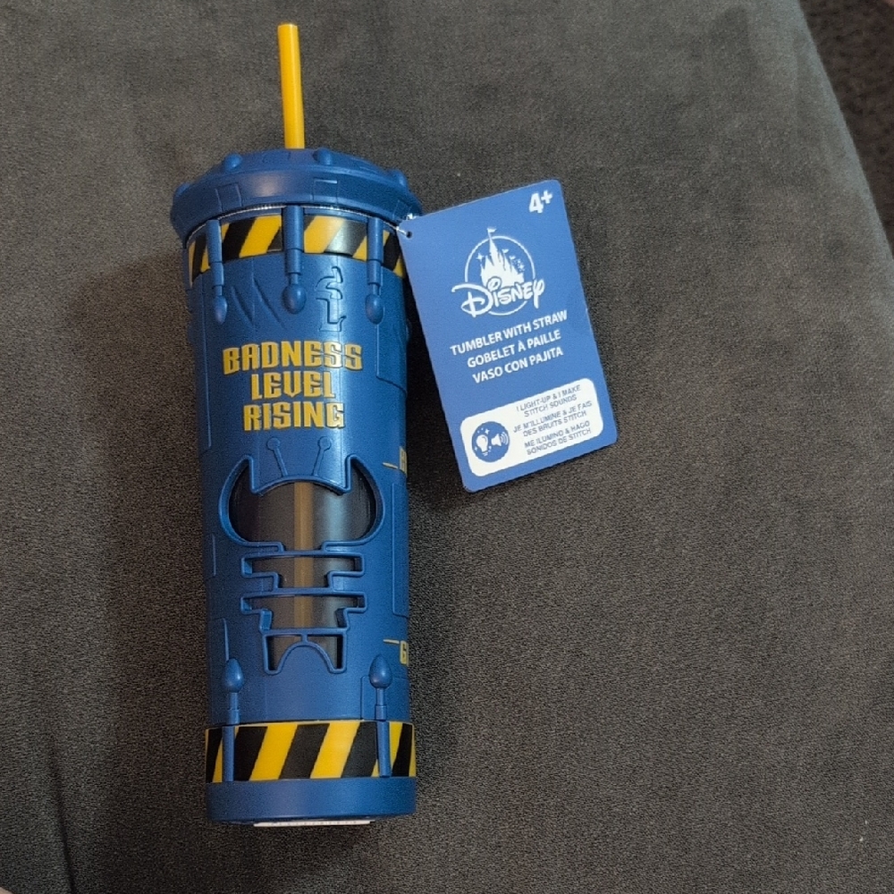 Disney Blue and Yellow Tumbler with Straw